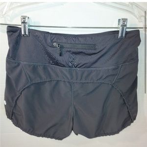 LuLulemon Gray lightweight running shorts
